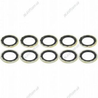 Кільце уплотнительное трубки кондиционера pcs 10 RING-AH019PCS10 FEBEST RINGAH019PCS10