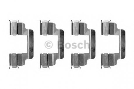 Комплектуючі, колодки дискового тормоза BOSCH 1987474315 (фото 1)