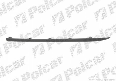 Спойлер бампера переднего правый POLCAR 504425-2 (фото 1)