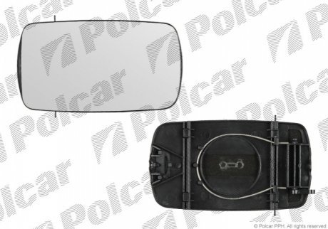 Вклад зеркала внешнего правый POLCAR 320955-E (фото 1)