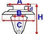 Кліпси, затискачі і кріплення ROMIX ROMC60635 (фото 3)