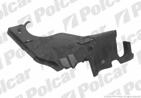 Защита под двигатель правый POLCAR 450934-6