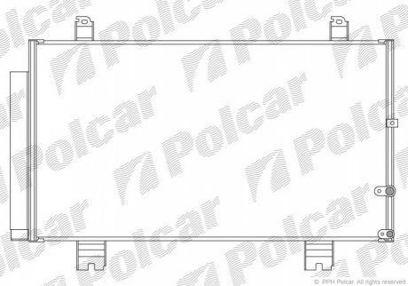 Радиаторы кондиционера POLCAR 8022K81K (фото 1)