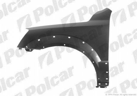 Крыло переднее правый POLCAR 417002-1