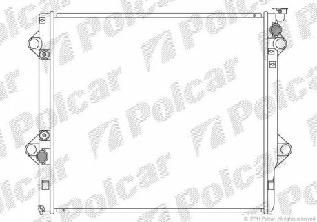 Радиаторы охлаждения POLCAR 819108-2 (фото 1)