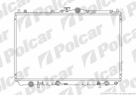 Радиаторы охлаждения POLCAR 521008-2 (фото 1)