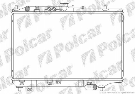 Радиаторы охлаждения POLCAR 450408-4 (фото 1)