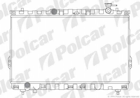 Радиаторы охлаждения POLCAR 405008-1