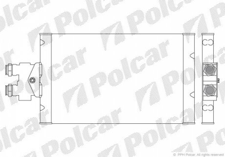 Радиаторы масла POLCAR 5017L81X