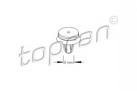 Пружинный зажим TOPRAN 111 499