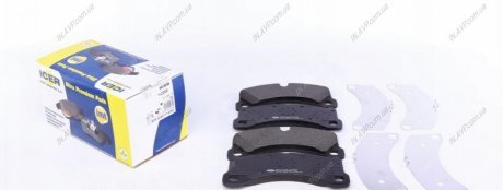 Комплект тормозных колодок, дисковый тормоз ICER Brakes 182206 (фото 1)