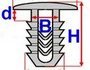 Кліпси, затискачі і кріплення ROMIX ROMB22002 (фото 2)