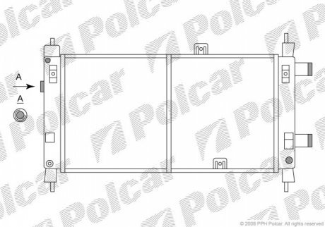 Радіатори охолодження POLCAR 550508-0