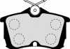 Комплект тормозных колодок, дисковый тормоз HERTH+BUSS JAKOPARTS J3614015 (фото 1)