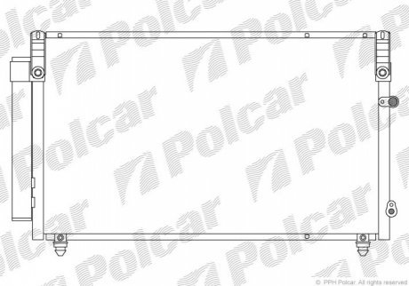 Радиаторы кондиционера POLCAR 8021K8C1