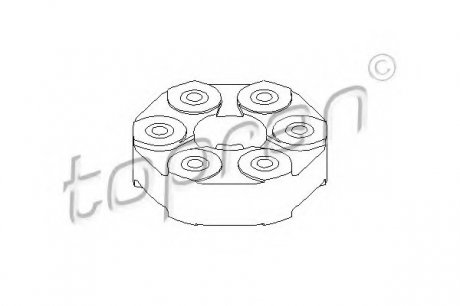 Шарнир, продольный вал TOPRAN 500 288