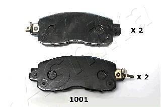 Колодки тормозные дисковые передние NISSAN LEAF ELECTRIC 10- Ashika 50-01-1001