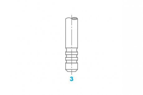 Впускной клапан Doblo / Nemo / Fiorino (F13DTE5, 223A9.000, 199B4.000, 199A2.000) OSVAT 1989 (фото 1)