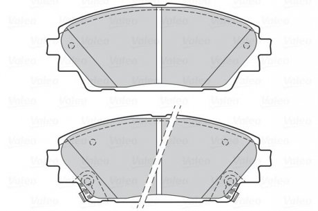 Гальмівні колодки дискові MAZDA CX-3/Mazda 3 "1,5-2,0 "F "08>> Valeo 302285