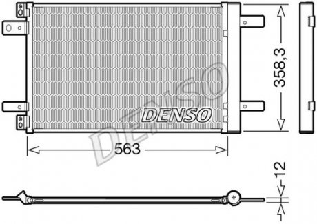 Конденсер кондиціонера DENSO DCN21032
