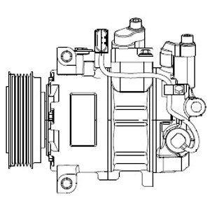 Компрессор кондиціонера Delphi CS20474