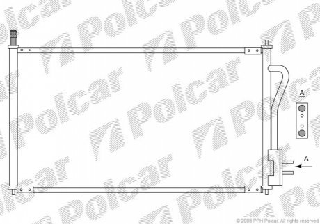 Радиаторы кондиционера POLCAR 3201K8C1
