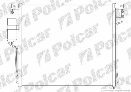 Радиаторы кондиционера POLCAR 2783K8C1