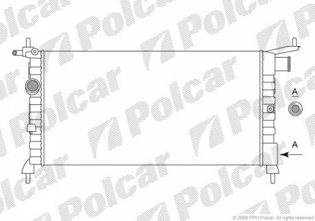 Радиаторы охлаждения POLCAR 555508-1