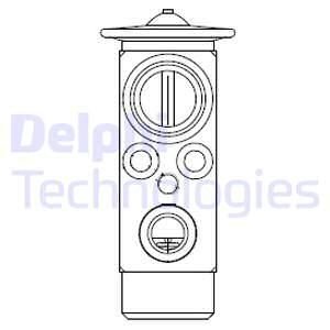 Клапан кондиціонера розширювальний Delphi CB1024V