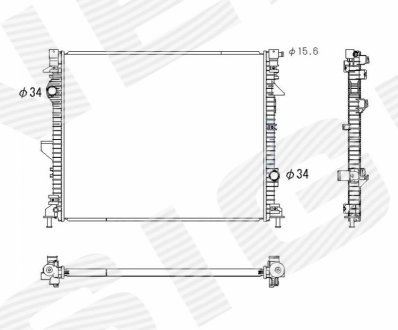 РАДІАТОР SIGNEDA RA13554Q