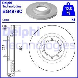 Гальмiвнi диски Delphi BG4979C