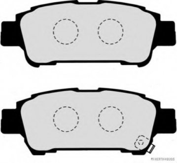 Колодки тормозные дисковые задние LEXUS, TOYOTA JAKOPARTS J3612019 (фото 1)