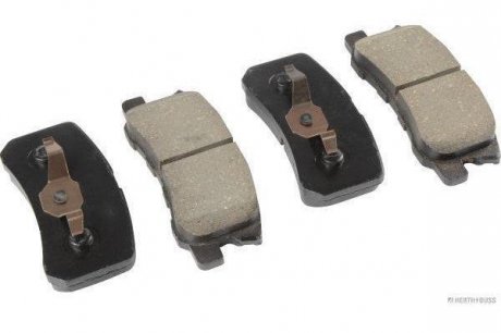 Комплект тормозных колодок, дисковый тормоз HERTH+BUSS JAKOPARTS J3615010 (фото 1)