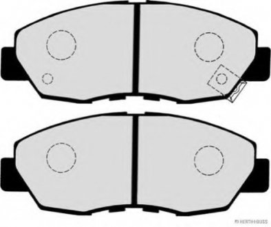 Комплект тормозных колодок, дисковый тормоз HERTH+BUSS JAKOPARTS J3604030