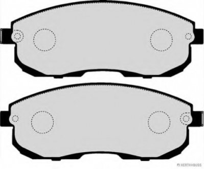 Комплект тормозных колодок, дисковый тормоз HERTH+BUSS JAKOPARTS J3601097