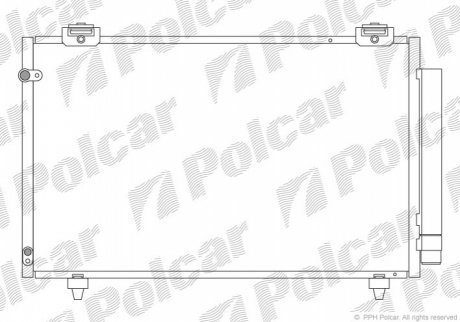 Радиаторы кондиционера POLCAR 8115K8C1 (фото 1)