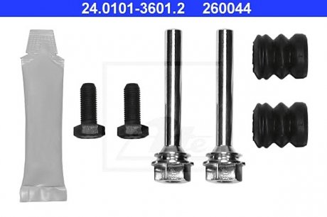Комплект принадлежностей, тормозной суппорт ATE 24010136012