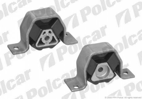 Подушка под коробку передач левый POLCAR S2230002