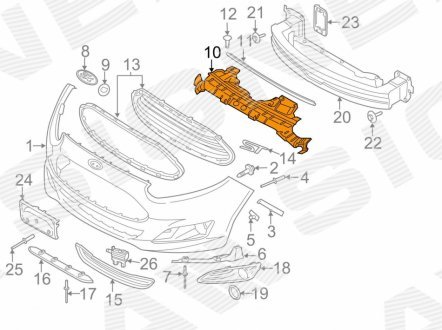 Кронштейн Для Решетки SIGNEDA PFD30007CA