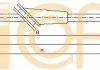 Трос стояночного тормоза COFLE 11.6562 (фото 2)