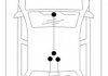 Трос стояночного тормоза COFLE 11.6562 (фото 1)