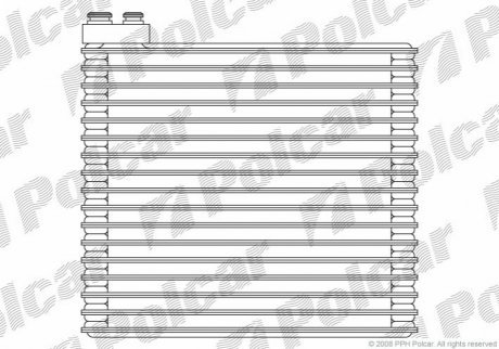 Испаритель кондиционера POLCAR 8103P81