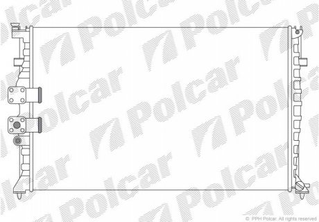 Радиаторы охлаждения POLCAR 575008A1