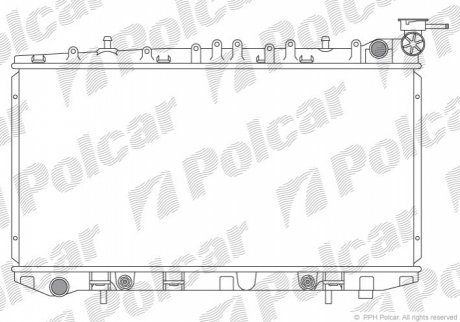 Радиаторы охлаждения POLCAR 2731082 (фото 1)