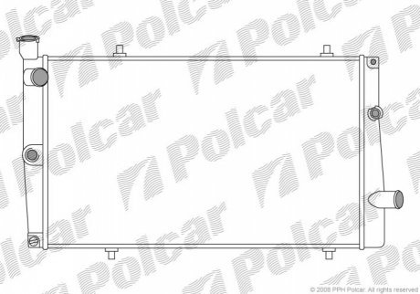 Радиаторы охлаждения POLCAR 5737086