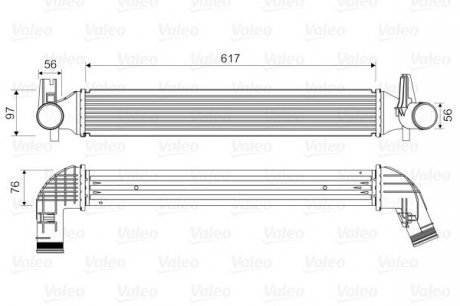 INTERCOOLER AUDI Valeo 818338