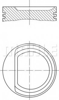 Поршень MAHLE 0102902