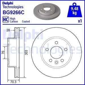 Гальмiвнi диски Delphi BG9266C
