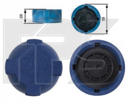 Кришка розширювального бачка пластикова FPS Forma Parts System FP 0013 103