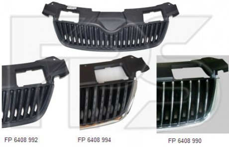 Решітка радіатора пластикова FPS Forma Parts System FP 6408 990
